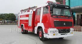 斯太爾單橋泡沫消防車(chē)圖片