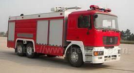 陜汽雙橋水罐消防車(chē)圖片